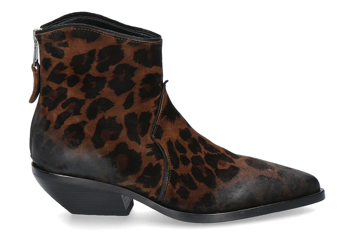 Elena Iachi Damen Cowboy Boots STRATEGIA - ghepardo tabacco/braun