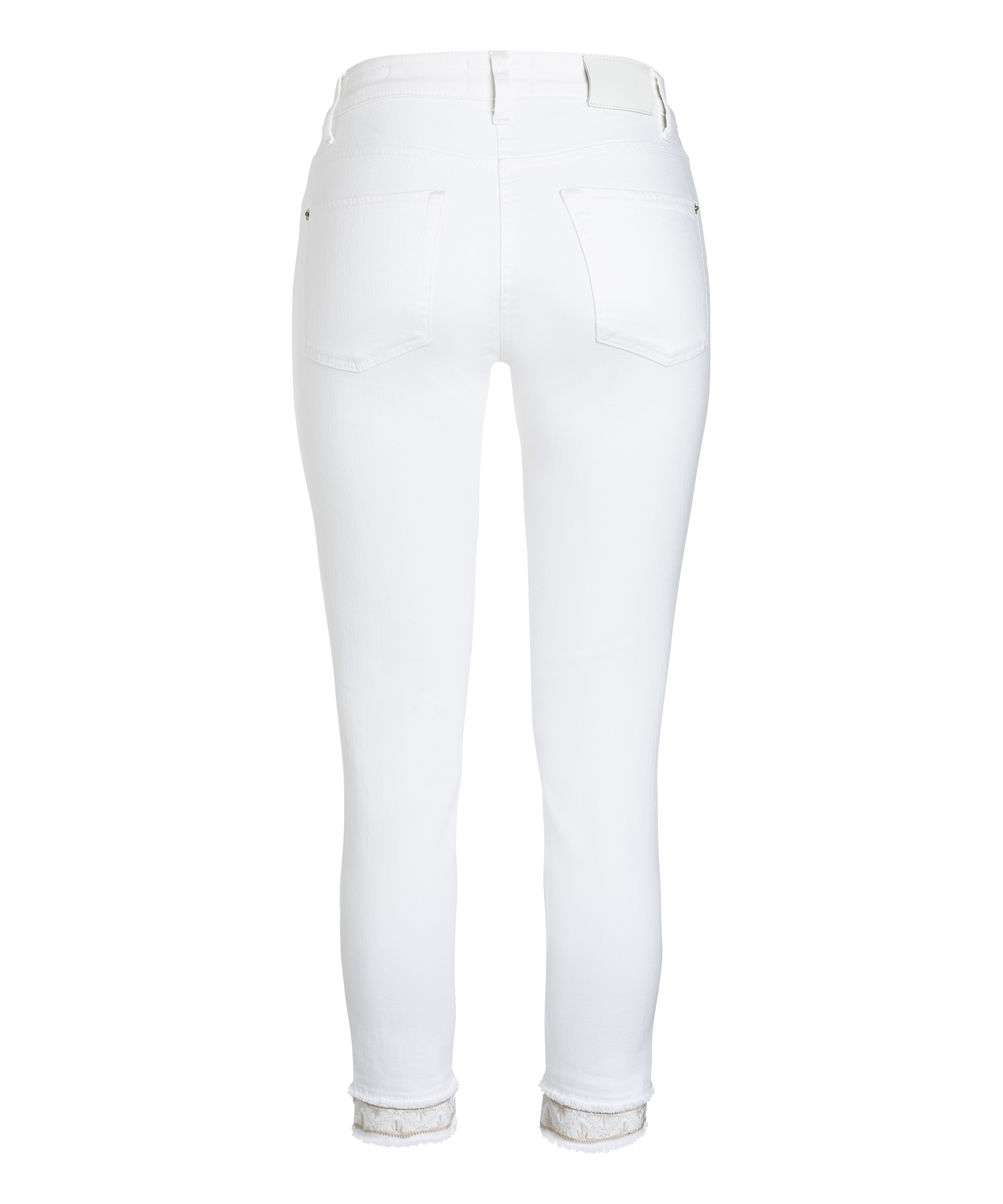 Cambio Jeans Tess straight short PURE WHITE