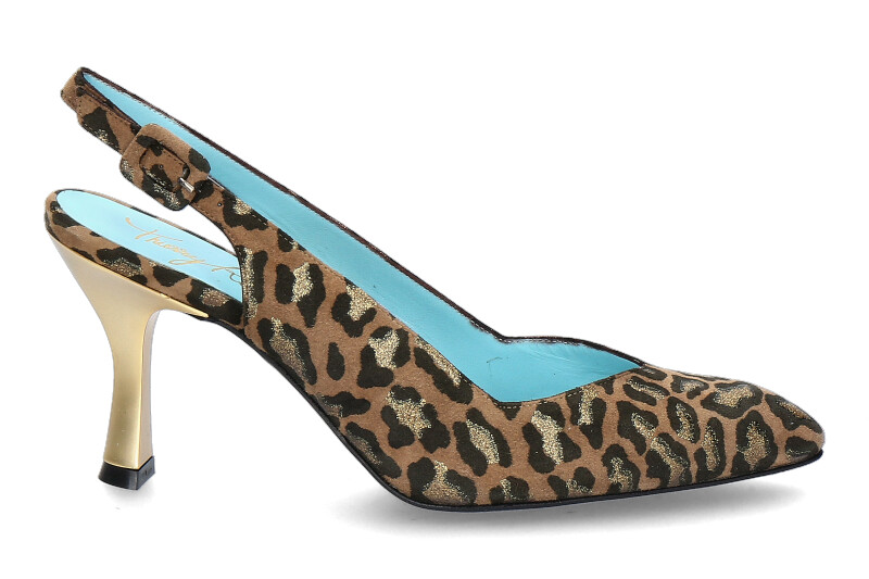 Thierry Rabotin Slingpumps MANIE NUBA OLIVE BROWN (36)