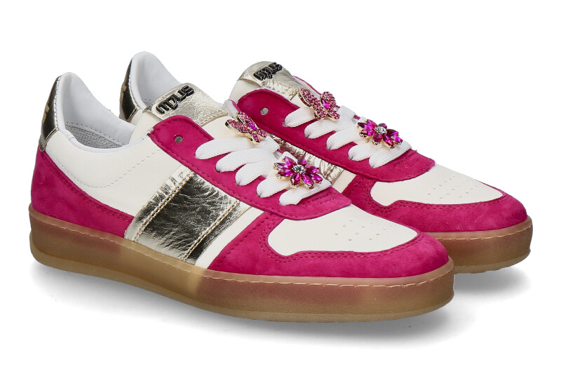 Mjus Sneaker CAMOSCIO NAPPA- ibis/bianco/platino