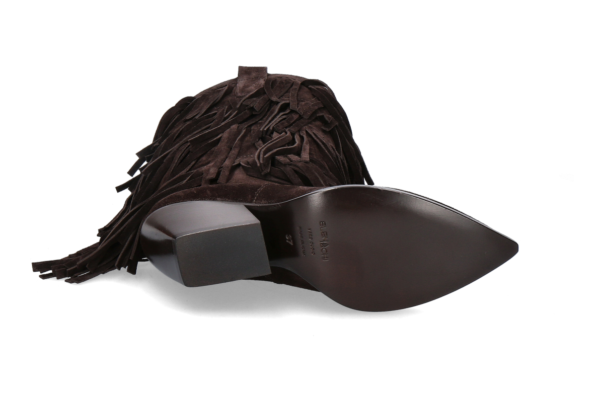 Elena Iachi Cowboy Damen Stiefel STRATEGIA - Velour Ebano_257300008_4