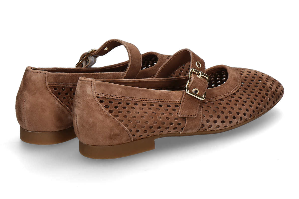 Paul Green Ballerina SAMTZIEGE NUT- nussbraun_221300096_2