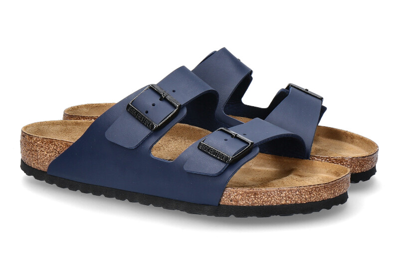 Birkenstock Pantolette ARIZONA BIRKO-FLOR NORMAL- blau