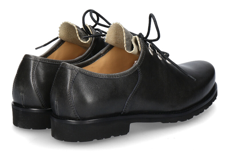 dirndl + bua Trachtenschnürer SANTIAGO ANTIKBOCK ANTHRAZIT (42½)