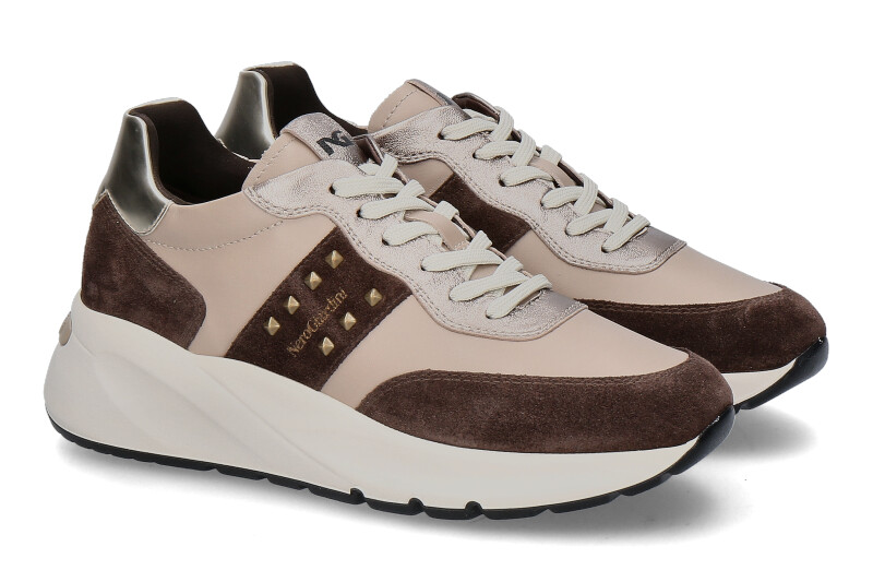 Nero Giardini Sneaker VELOUR CASTAGNO- savana marmo