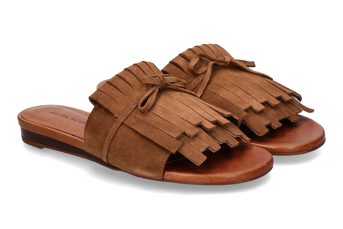 Angel Alarcon Pantolette LAURA- cognac/ mittelbraun