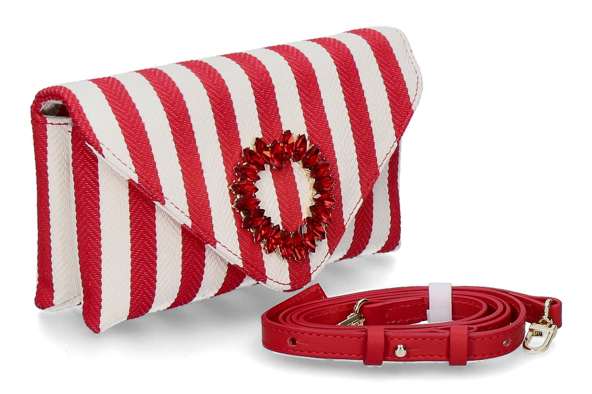 Roberto Festa Schultertasche HEART SUMMER- rot/ weiß