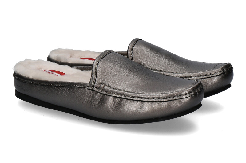 Fortuna Hauspantoffel LADY MOK METALIC PORO BRONCE (42)