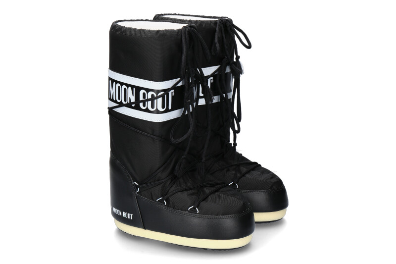 Moon Boot Snowboots ICON NYLON- black/ schwarz 