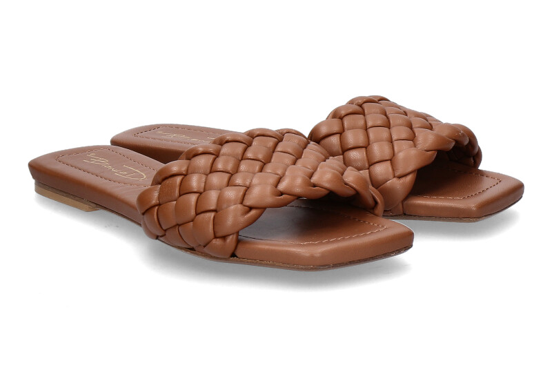 Bianca Di Pantolette FONDO CUOIO NAPPA SKIN