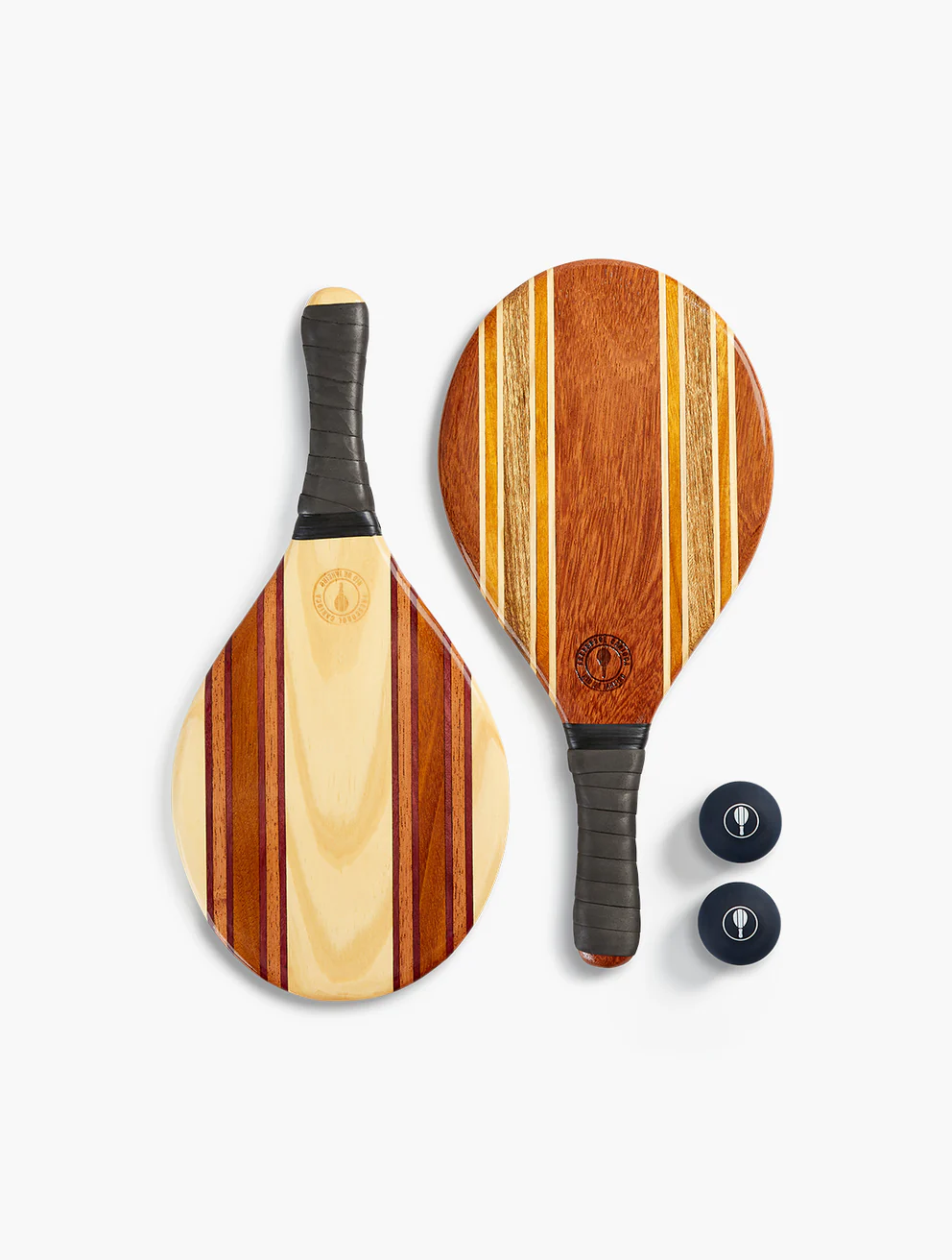 Frescobol Carioca Tennisschläger LEBLON BEACH BAT SET- schwarz