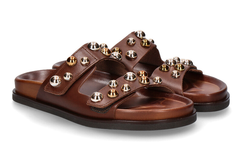 Caryatis Pantolette 68046 NAPPA- brown/ braun