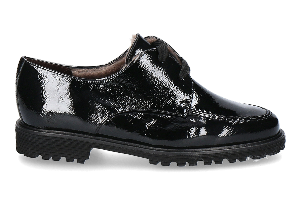 Brunate Schnüschuh gefüttert TANK FARANG - nero/schwarz