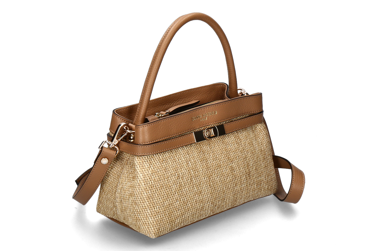 Gianni Notaro Handtasche- camel/ beige
