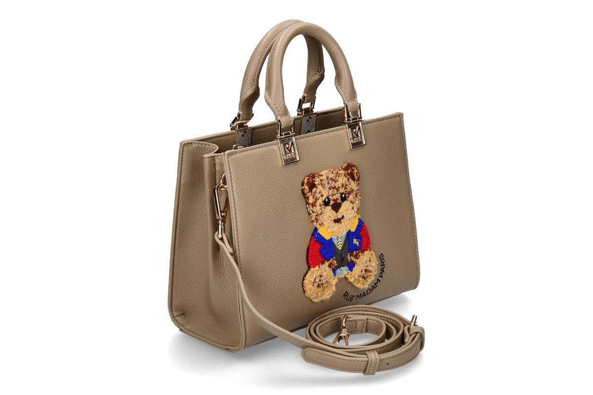 Rue Madam Mini-Tote Bag MARVIN- taupe/ grau