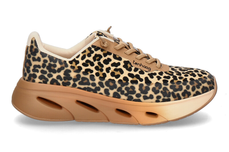 tenhaag Damen- Sneaker 0005 leo/tan