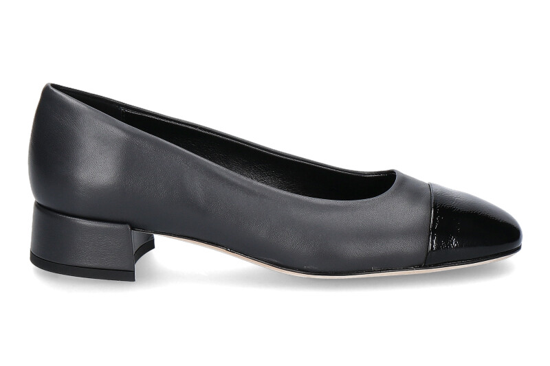 Odare Pumps SEBASTIAN NAPPA/NAPLAK- dunkelgrau/ schwarz