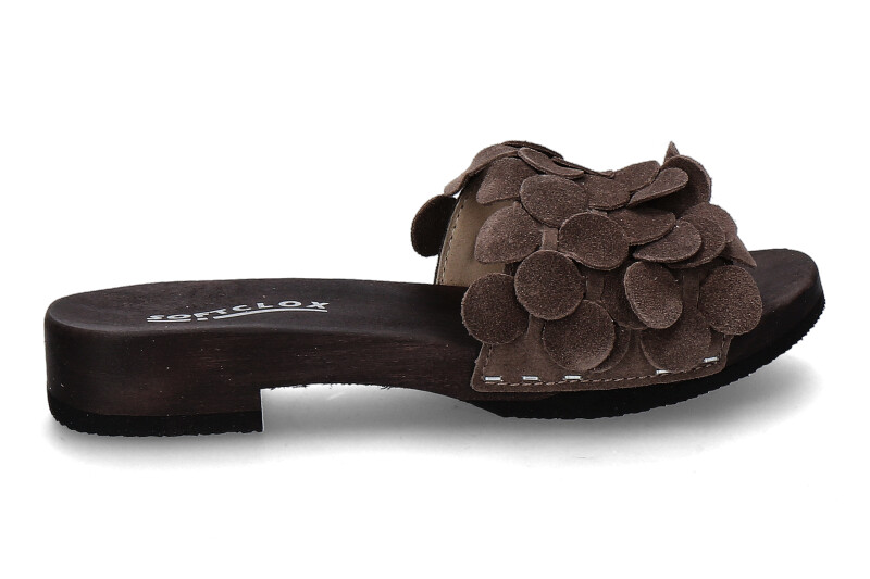 Softclox Pantolette BELLA KASCHMIR- mocca