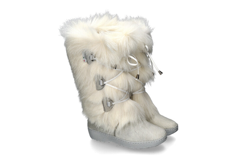 Oscar Sport Damen Fellstiefel gefüttert JULIA BIANCO - weiß / white