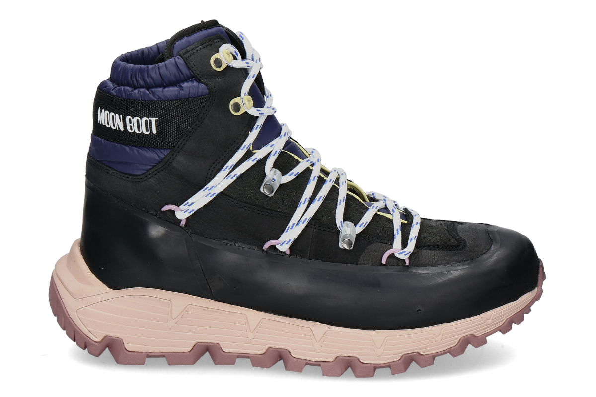 Moon Boot Herren Schnürboots TECH HIKER- blue/ dunkelblau