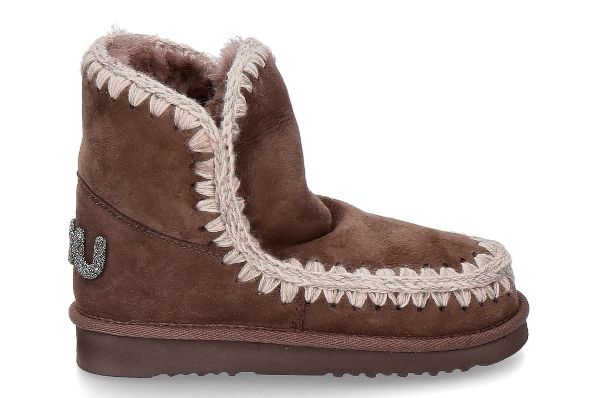 Mou Boots gefüttert ESKIMO SUEDE - braun
