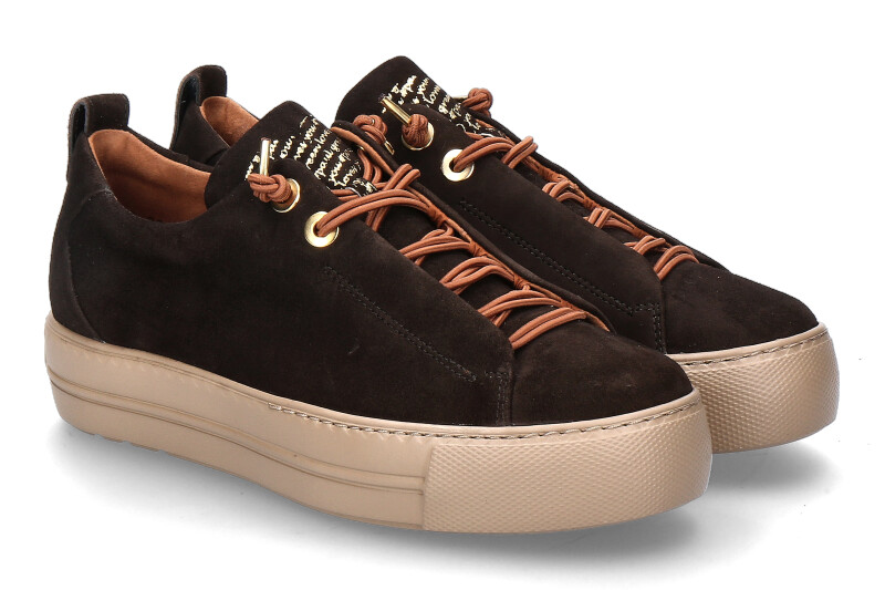 Paul Green Sneaker SAMTZIEGE- moro/dunkelbraun