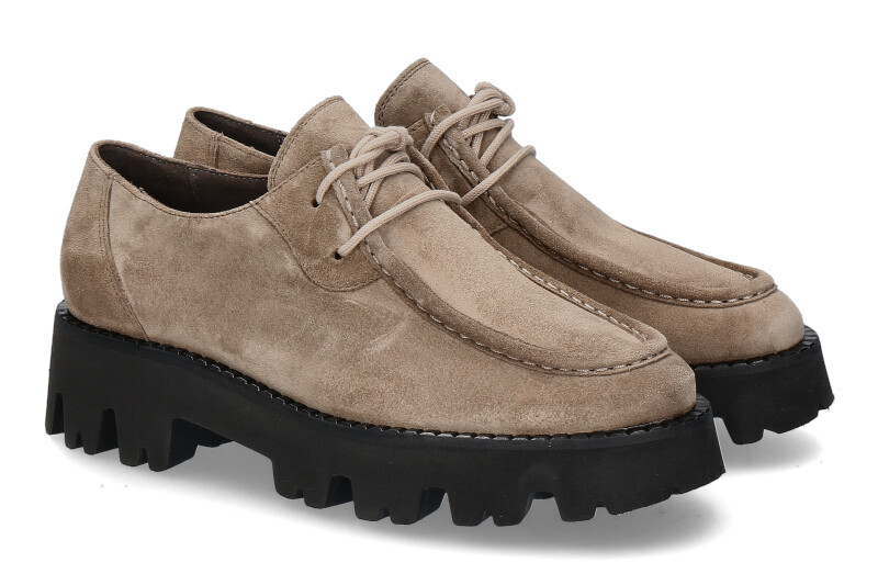 Paul Green Schnürschuh SOFT SUEDE- antelope 