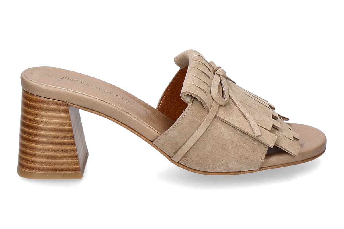 Angel Alarcon Pantolette LORETTA- beige/ taupe