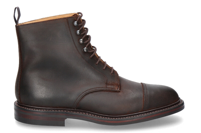Crockett & Jones Derby- Stiefel CONISTON ROUGH- OUT SUEDE- dunkelbraun