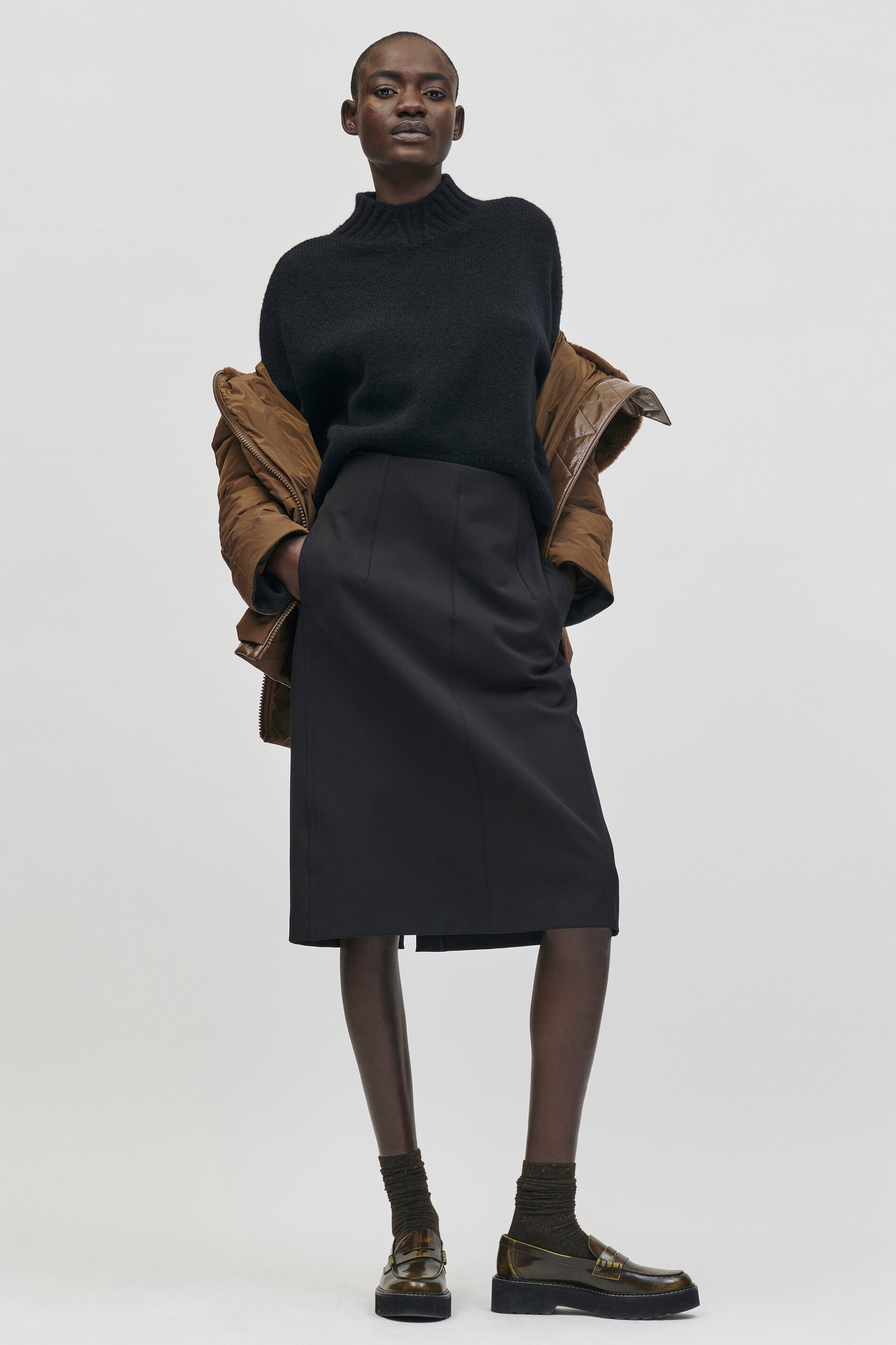 Luisa Cerano Pullover WOLL MIX - black/schwarz