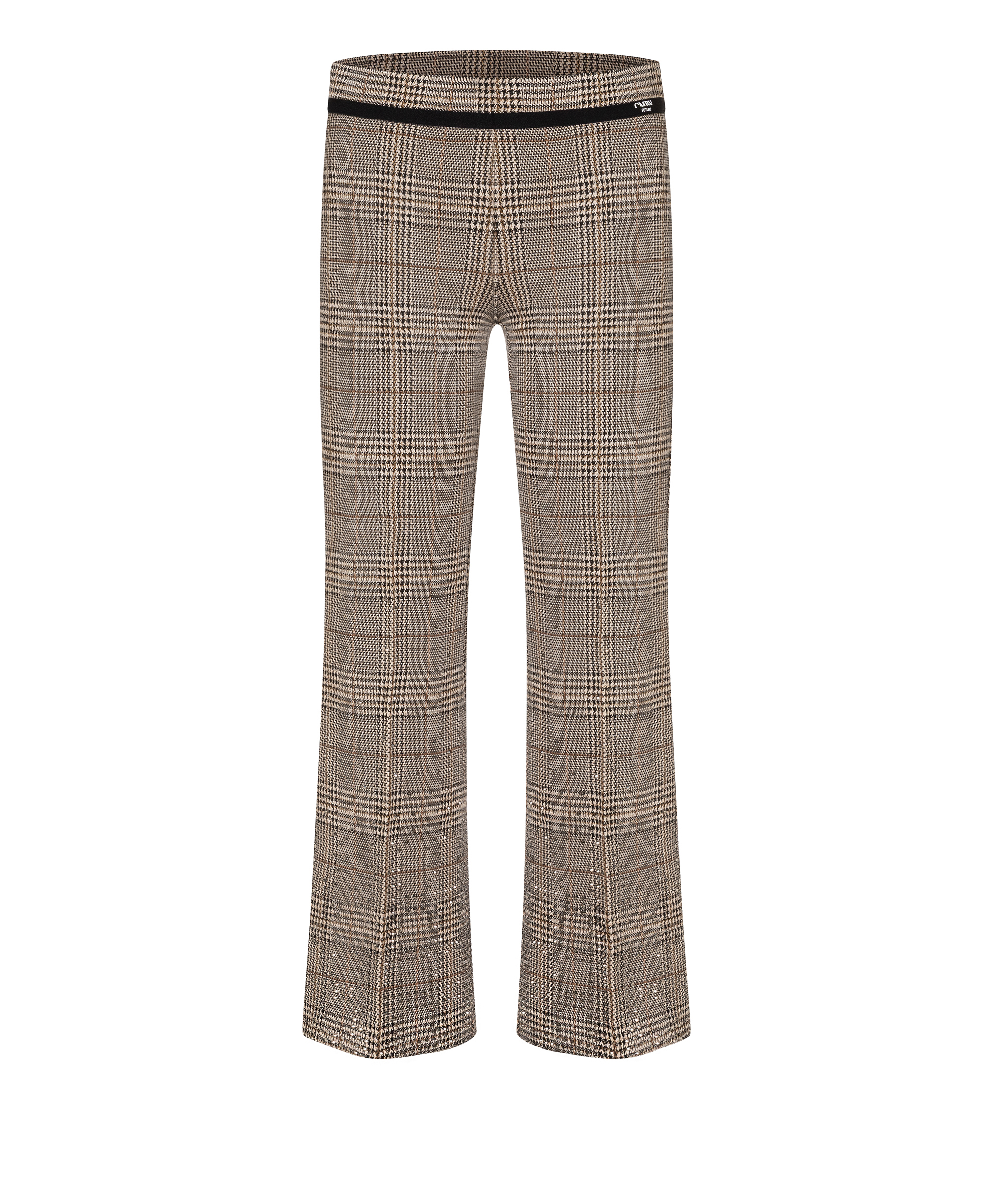 Cambio Stoffhose FAITH-beige/mehrfarbig