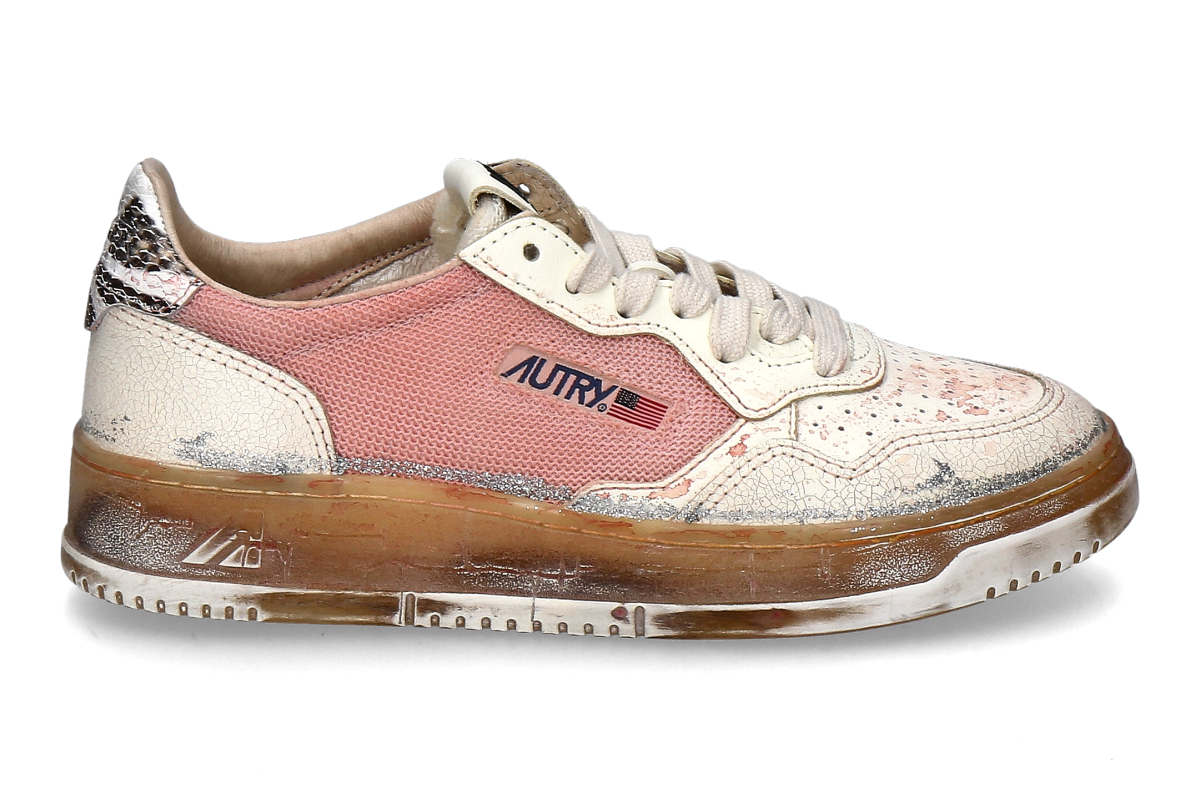 Autry Damen- Sneaker SUPER VINTAGE ME02- rosa/ weiß