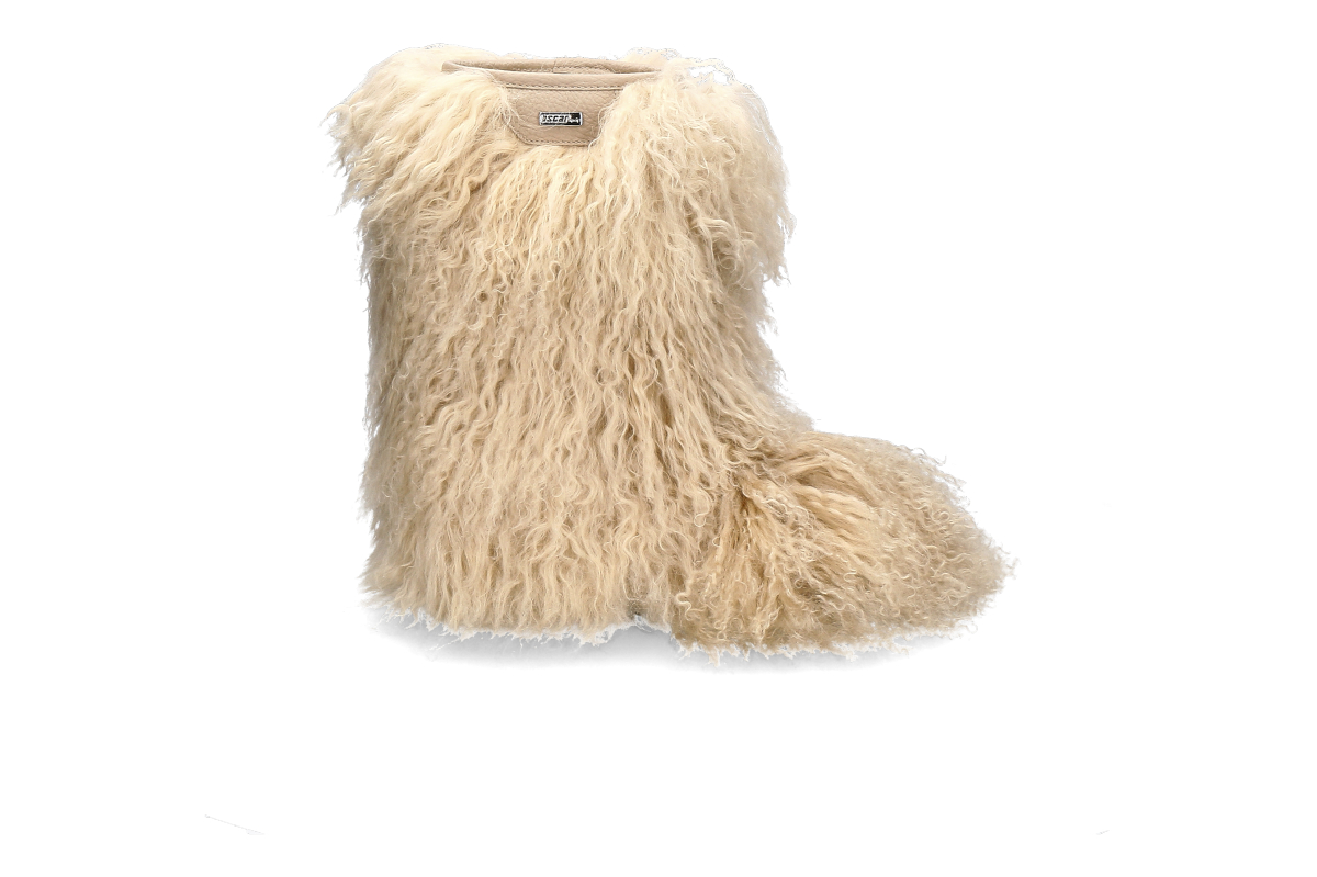 Oscar Sport Damen- Fellstiefel 03 MONGOLIA- beige