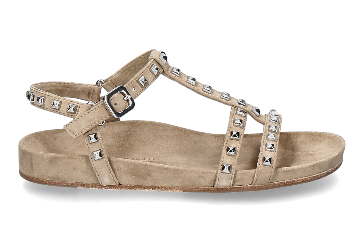 Kennel & Schmenger Sandale LOVE SUEDE- nuts/ hellbraun