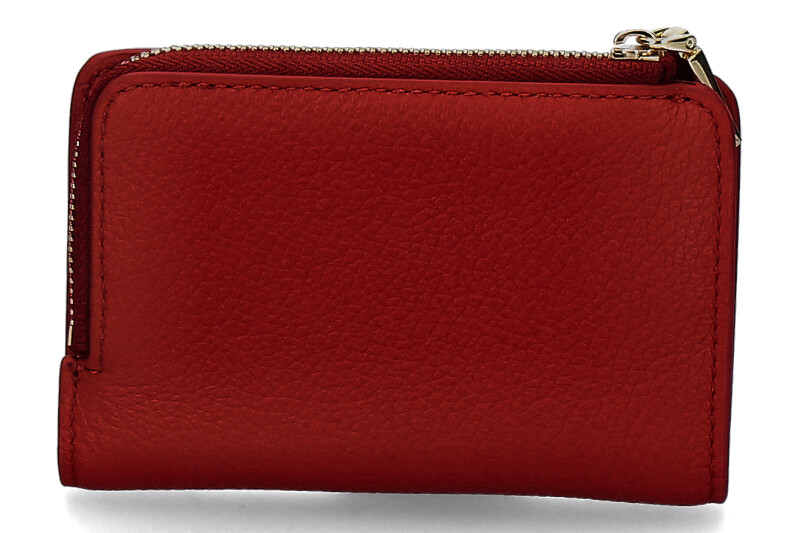 Coccinelle Portemonnaie GRAINED LEATHER METALLIC SOFT-ruby/rot