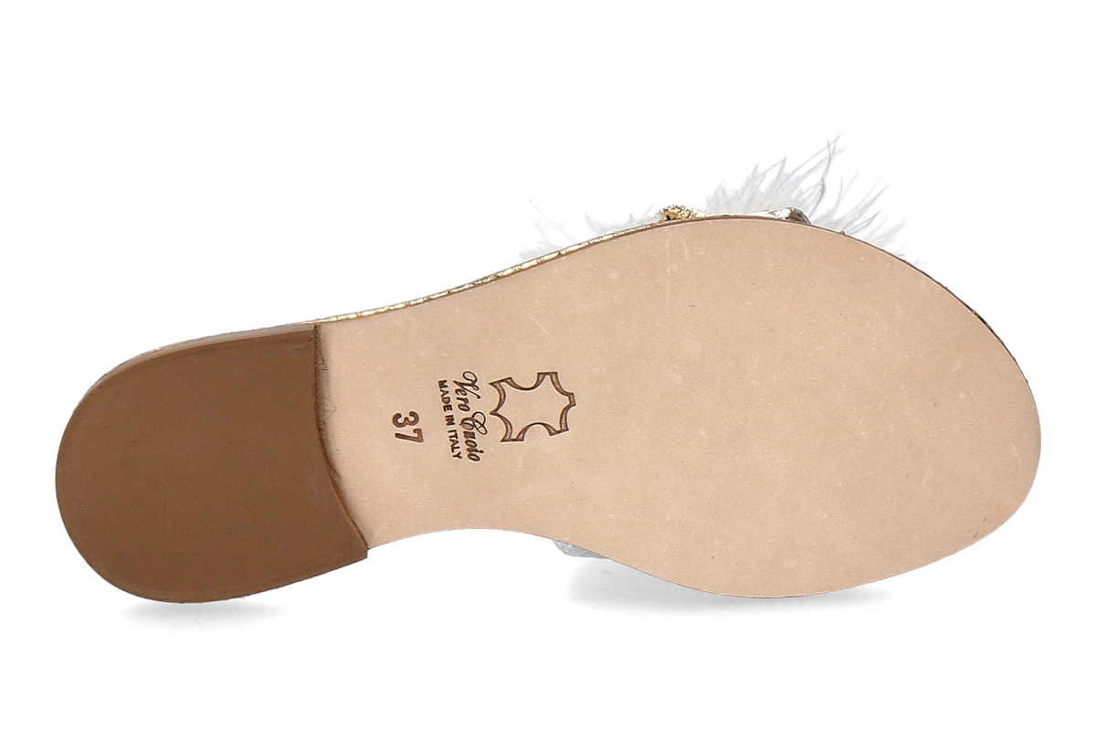 Paola Fiorenza Pantolette SNAKE SLIDER- bianco_271100072_4