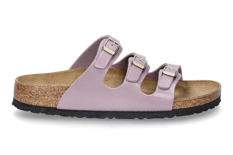Birkenstock Pantolette FLORIDA BS SCHMAL- graceful faded purple/ lila