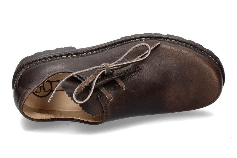 Original Haferl Trachtenschnürer LUDWIG RINDLEDER TAUPE (39)