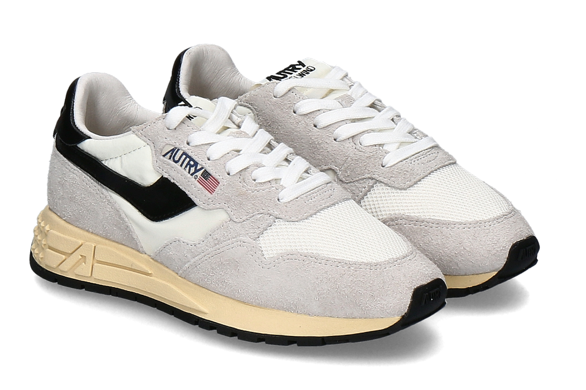 Autry Damen- Sneaker REELWIND LOW SUEDE UT50- beige/ weiß/ schwarz