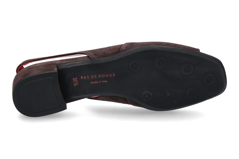 Pas De Rouge Sandale CAMOSCIO MORO (41)