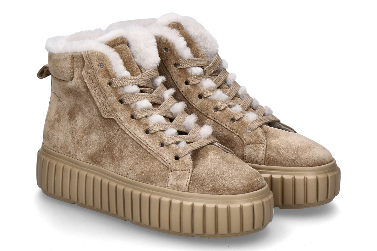 Kennel & Schmenger Mid- Cut Sneaker gefüttert ZAP SUEDE- nuts/ braun
