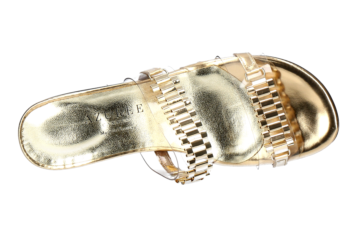 Azuree Cannes Sandale MULIO - Miroir Or_271600019_5