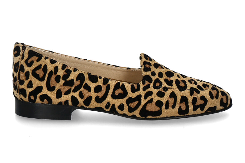 ScarpaRossa Slipper BENITO AMALFI- leopardino beige/schwarz