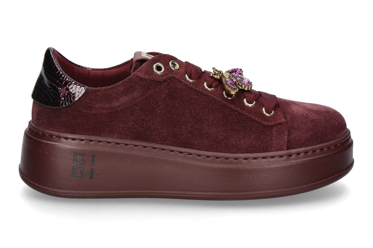 Gio+ Damen- Sneaker PIA 422A COMBI- porpora/ bordorot