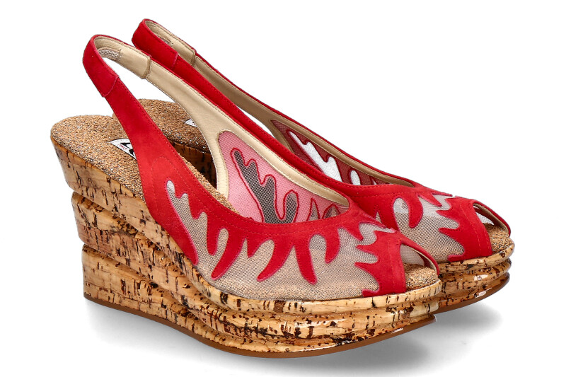 Fernando Pensato Sandale FIAMMA RETE CAM ROSSO (37½)
