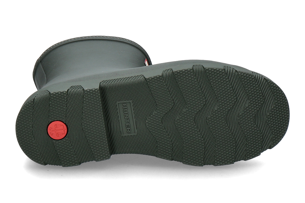 Hunter Regenstiefel gefüttert DOWNPOUR SHORT- dark olive_898700000_4