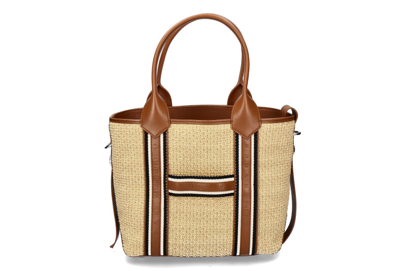 Hogan Shopper SCRIPT SHOPPING MEDIA RAFFIA- cognacbraun