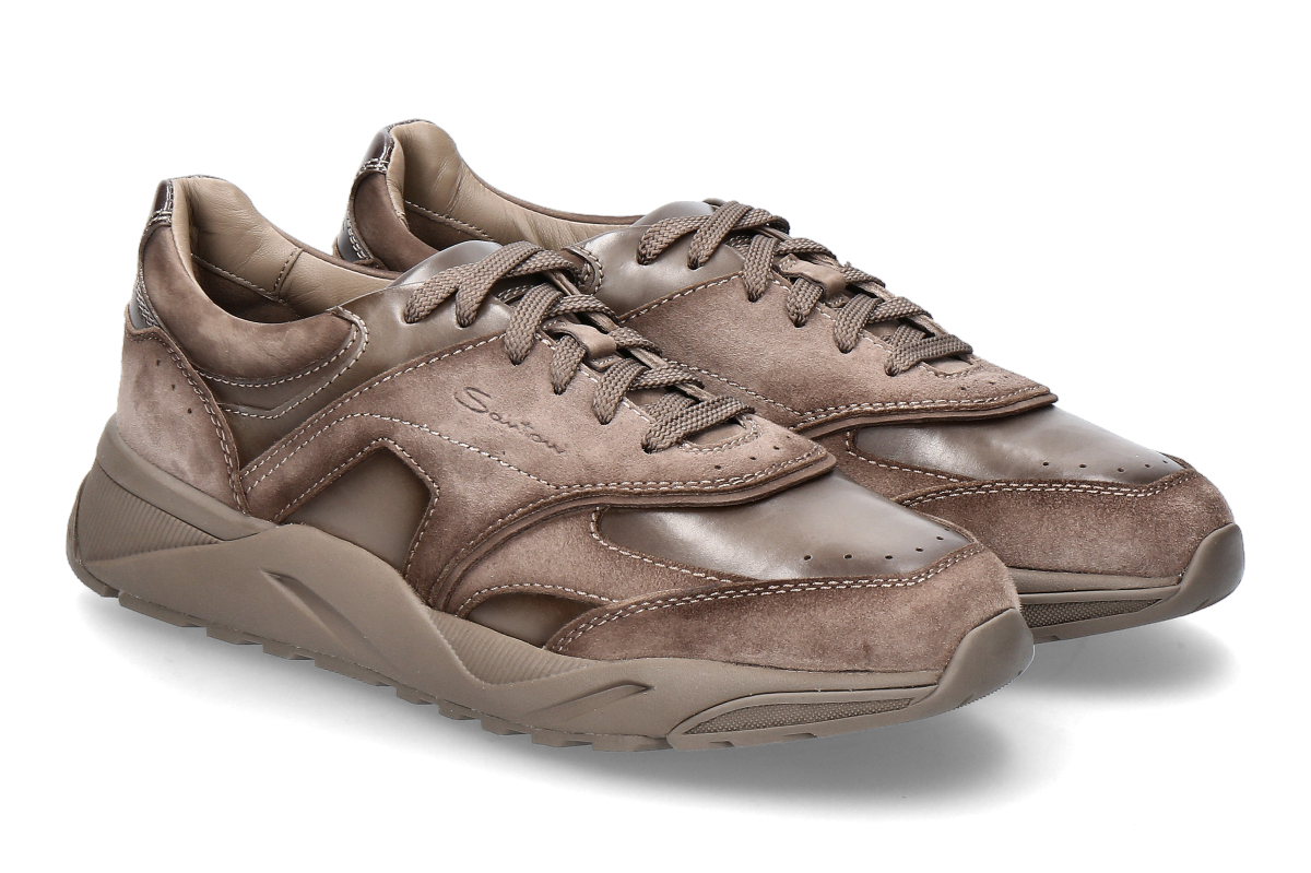 Santoni Herren- Sneaker INNOVA NEX B KOHE- beige/taupe