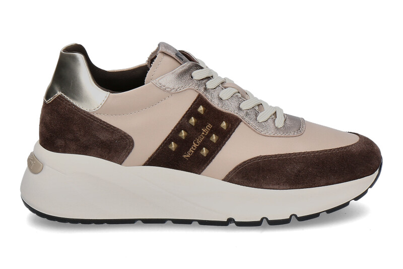 Nero Giardini Sneaker VELOUR CASTAGNO- savana marmo