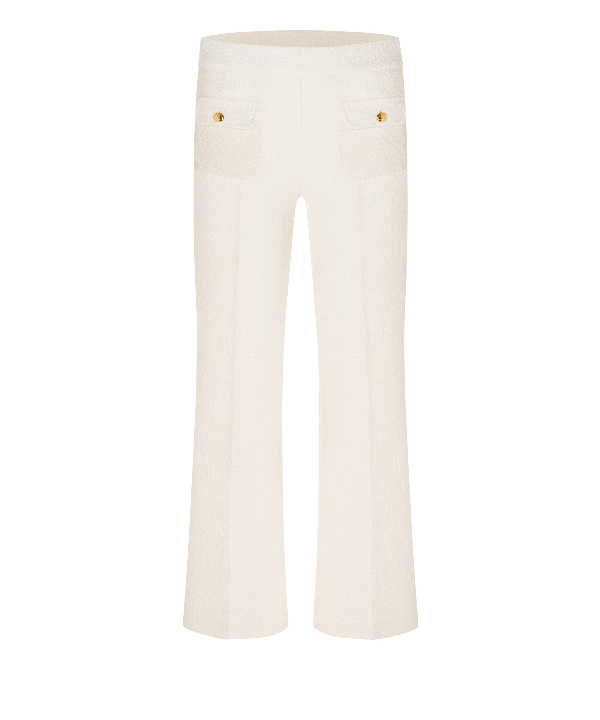 Cambio Stoffhose FAITH-pearl/weiß